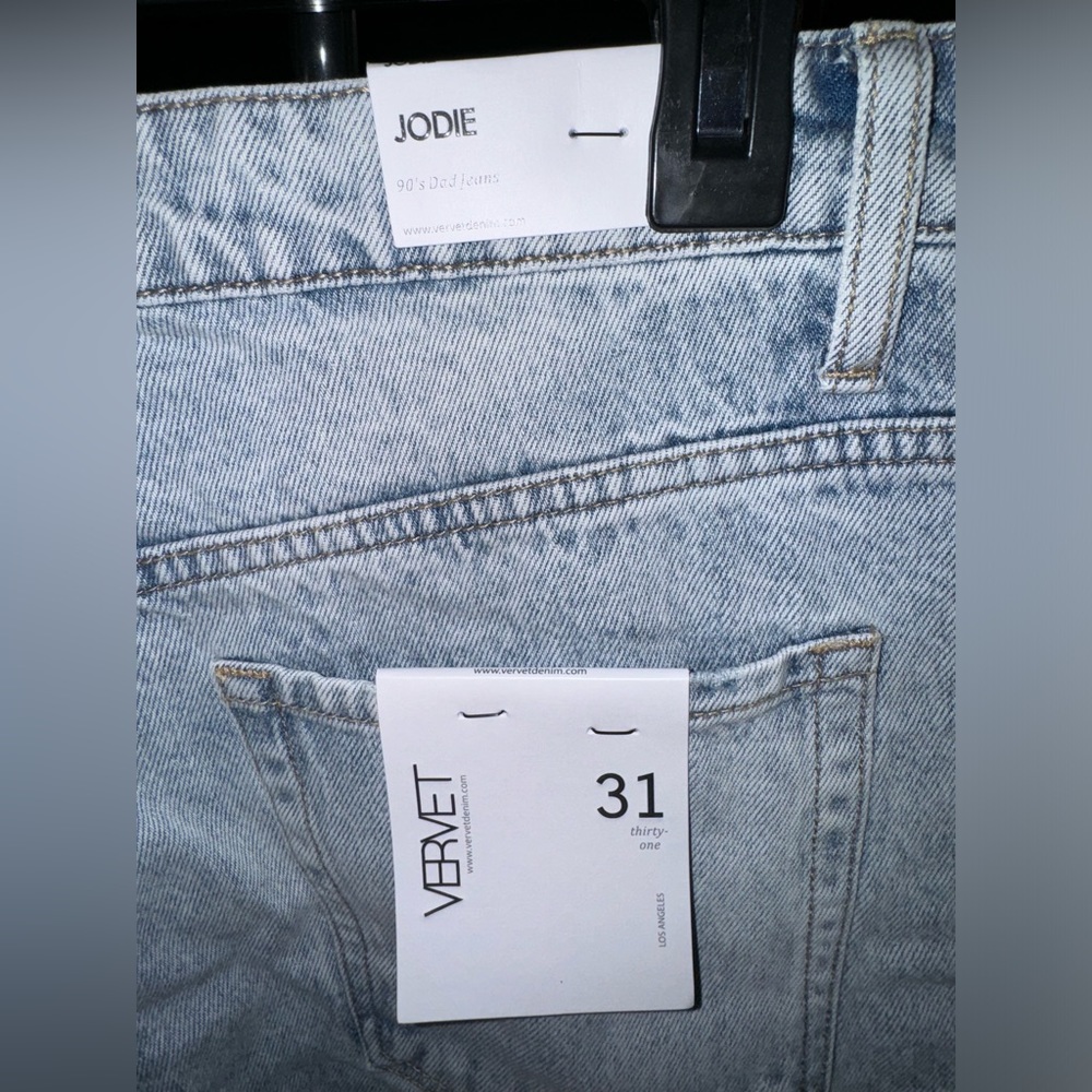 VERVET BY FLYING MONKEY Light Blue High Rise Jeans - Picture 4 of 4
